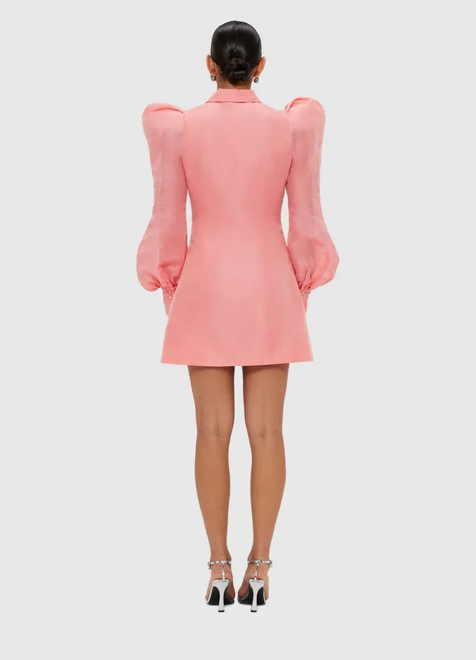 Dresses and Jumpsuits Women Lana Structured Shoulder Mini Dress 8211 Strawberry Pink LEO LIN