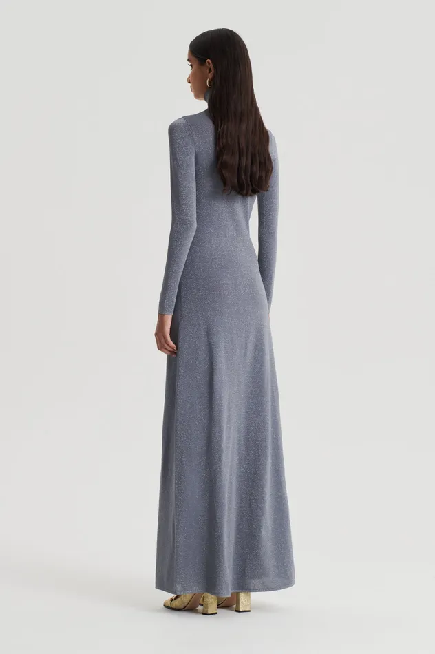 Dresses Scanlan Theodore Women SPARKLE GATHER DRESS SILVER Dresses Scanlan Theodore Women SPARKLE GATHER DRESS SILVER