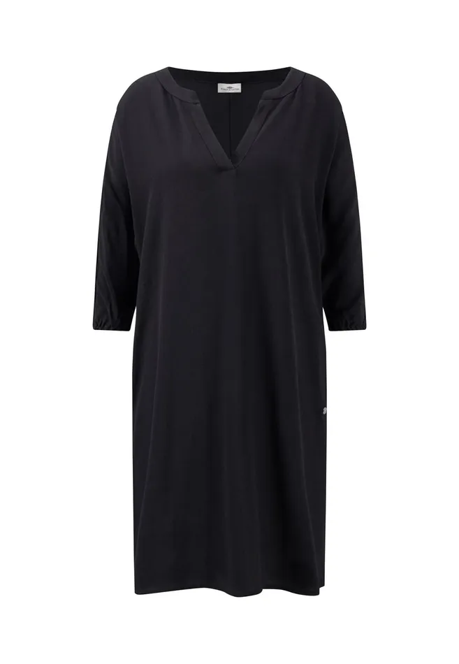 Dresses Women FYNCHHATTON Flowing Black Dress Made Of Viscose Black