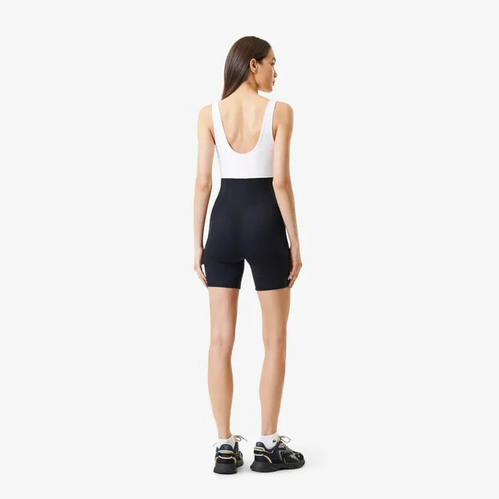 Dresses Women Lacoste Women039s Lacoste X Bandier All Motion Coloblock 6034 Bodysuit Black 031