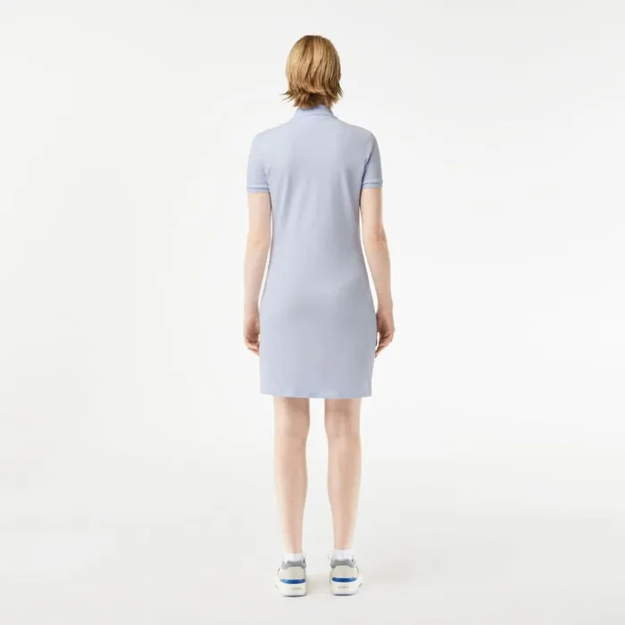 Dresses Women Lacoste Women039s Slim Fit Stretch Cotton Piqu Polo Dress Phoenix Blue J2g
