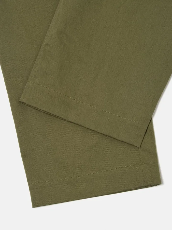 Duke Pant In Light Olive Twill Men Universal Works Trousers
