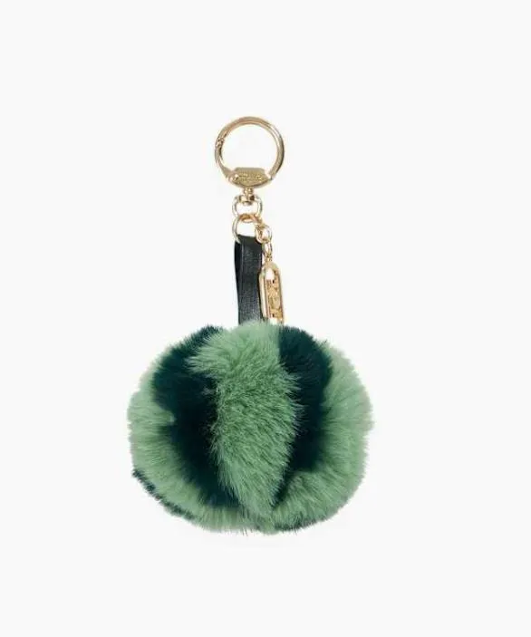 Dune London Bag Charms Women Juicie Green Textured Bag Charm Green