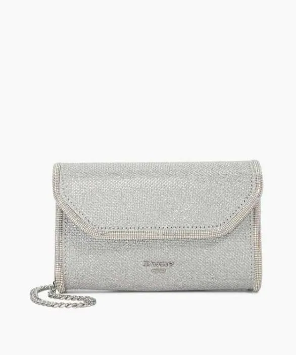 Dune London Clutch Bags Women Bellini Silver Chain Handle Shoulder Bag Metallic Dune London Clutch Bags Women Bellini Silver Chain Handle Shoulder Bag Metallic