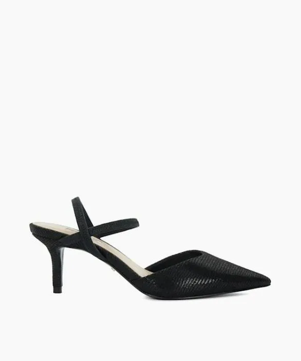 Dune London Court Shoes Women Classical Black Stiletto Heeled Courts Black
