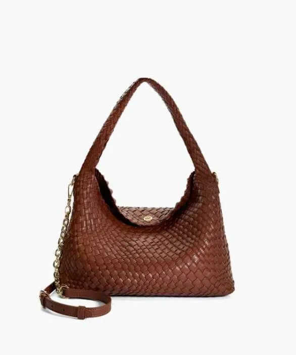 Dune London Deliberate Bags Women Deliberate Tan Woven Shoulder Bag Brown