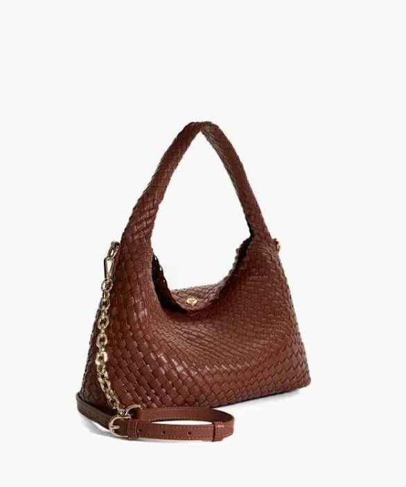 Dune London Deliberate Bags Women Deliberate Tan Woven Shoulder Bag Brown