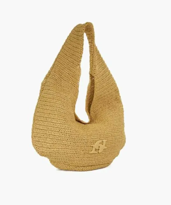 Dune London Handbags Women Dangerous Natural Logo Raffia Shopper Neutral