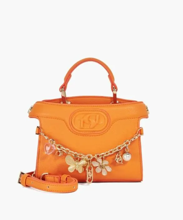 Dune London Handbags Women Slight Orange Grab Handle Micro Bag Orange