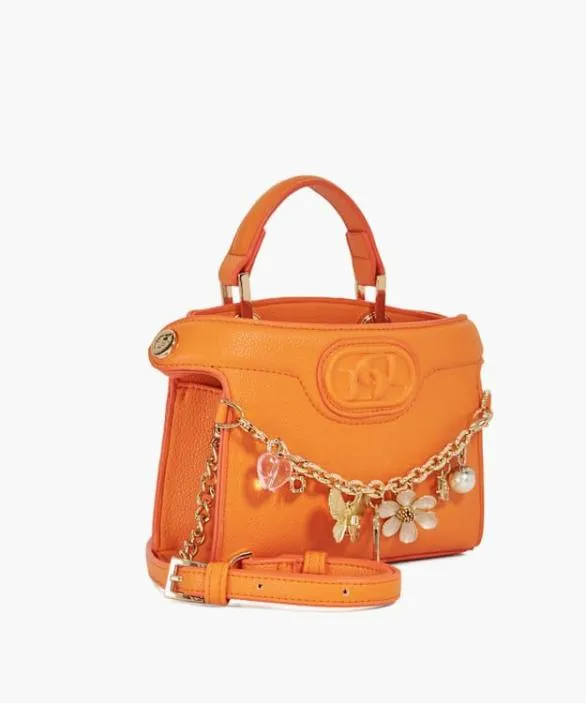 Dune London Handbags Women Slight Orange Grab Handle Micro Bag Orange