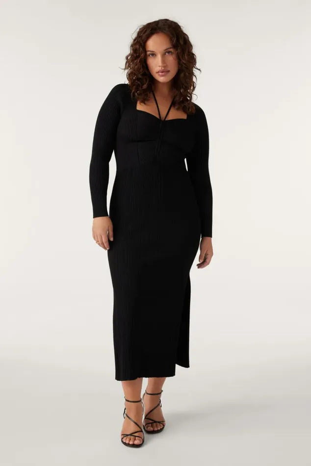 EdoraMidi Dress Clothing Baandsh Dresses