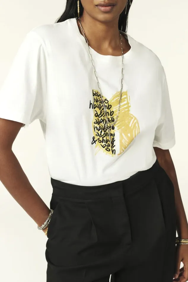 EmineShortSleeve TShirt Clothing Baandsh TShirts and Tank Tops