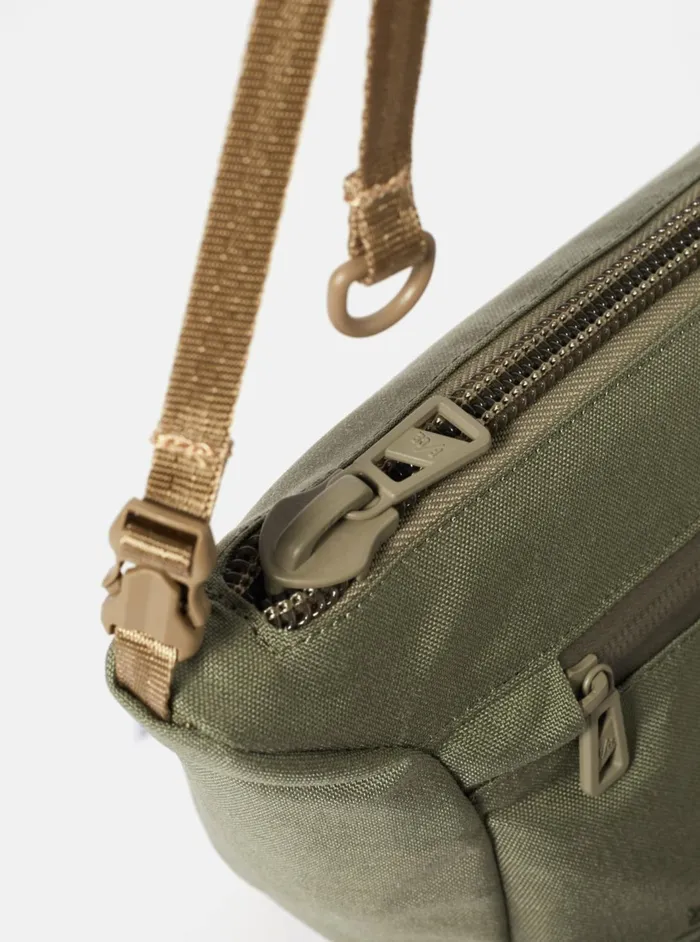 FCE FR Inverted Trapezium Pouch In Sage Green Cordura Men Universal Works Bags