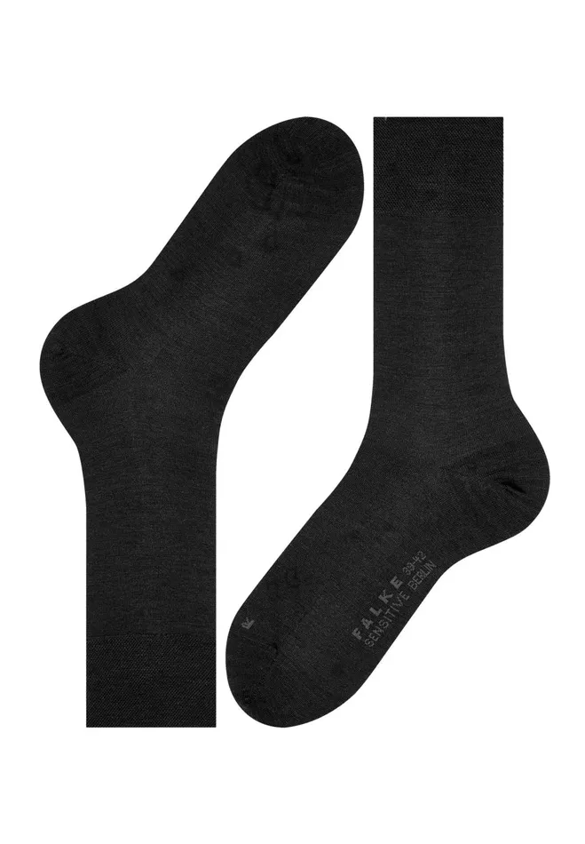 Falke Sensitive Berlin Sock Black Men HANRO Socks