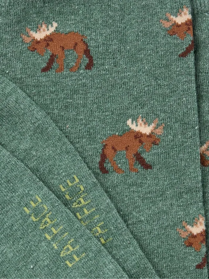 Fat Face 3 For 2 Socks Green Moose Socks 1 Pack 8211 Men
