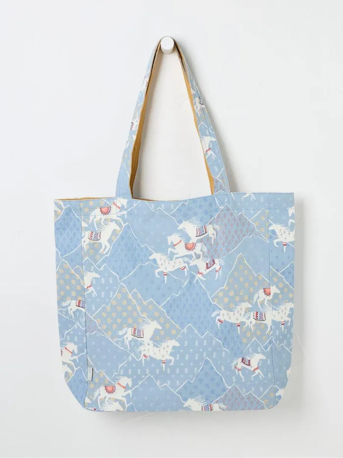 Fat Face Bags and Purses Blue Reversible Tote Bag 8211 Women