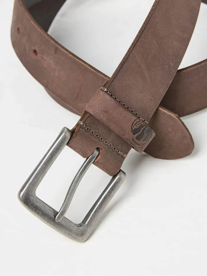 Fat Face Belts Brown Nubuck Leather Belt 8211 Men