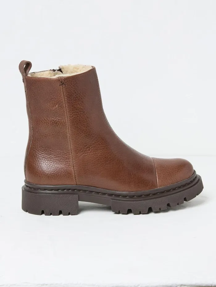 Fat Face Boots Winslie Chocolate Brown Chunky Boots 8211 Women
