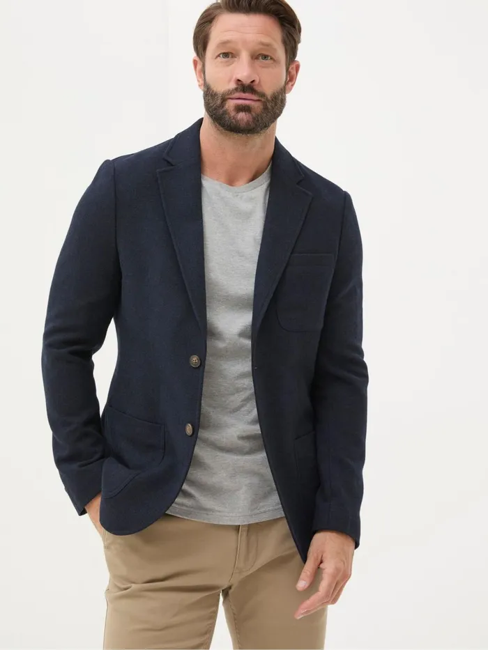 Fat Face Coats and Jackets Blue Navy Witley Wool Blazer 8211 Men