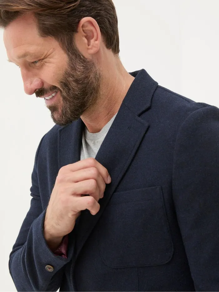 Fat Face Coats and Jackets Blue Navy Witley Wool Blazer 8211 Men