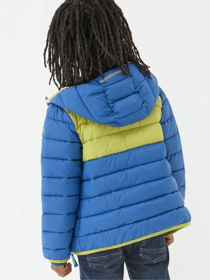Fat Face Coats and Jackets Harry Cobalt Blue Hooded Padded Jacket 8211 Kids