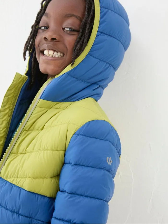 Fat Face Coats and Jackets Harry Cobalt Blue Hooded Padded Jacket 8211 Kids
