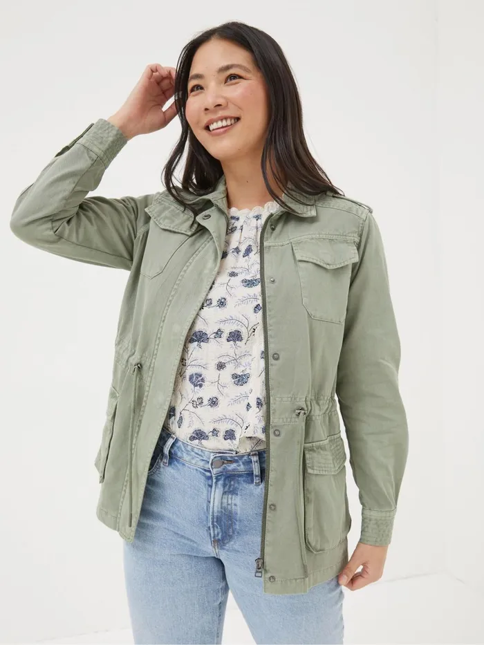 Fat Face Coats and Jackets Lowen Green Field Jacket 8211 Women