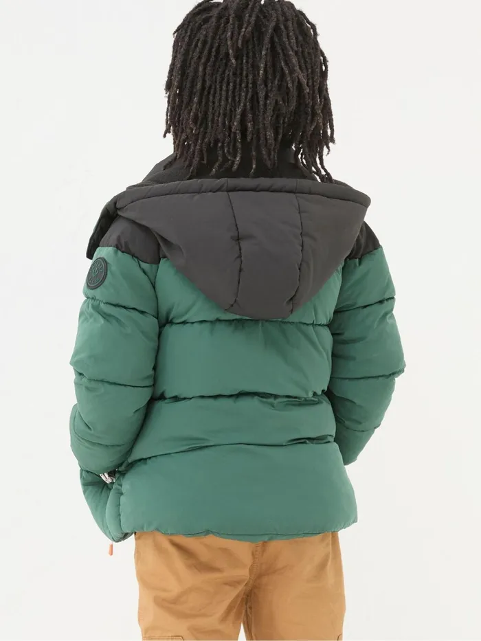 Fat Face Coats and Jackets Milo Green Hooded Padded Jacket 8211 Kids
