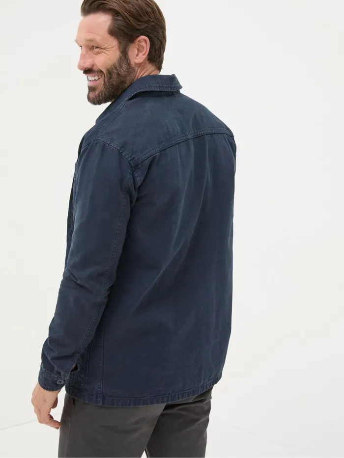 Fat Face Coats and Jackets Navy Blue Canvas Worker Jacket 8211 Men