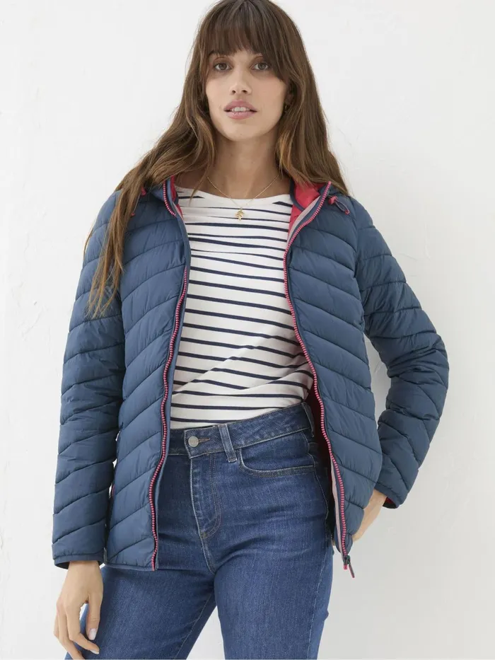 Fat Face Coats and Jackets Ruby Teal Blue Lightweight Puffer Jacket 8211 Women Fat Face Coats and Jackets Ruby Teal Blue Lightweight Puffer Jacket 8211 Women