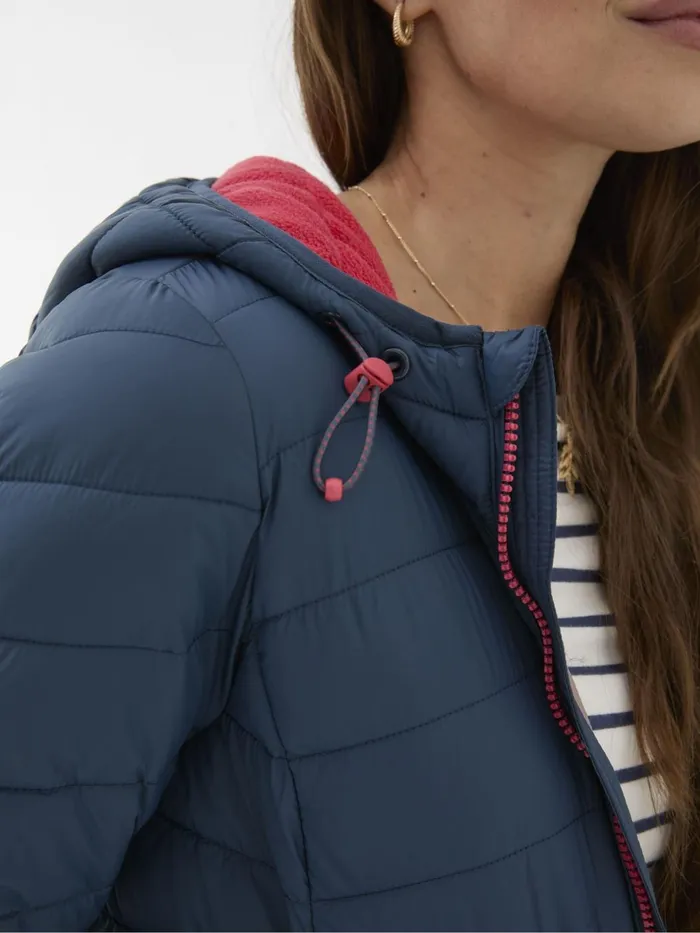 Fat Face Coats and Jackets Ruby Teal Blue Lightweight Puffer Jacket 8211 Women