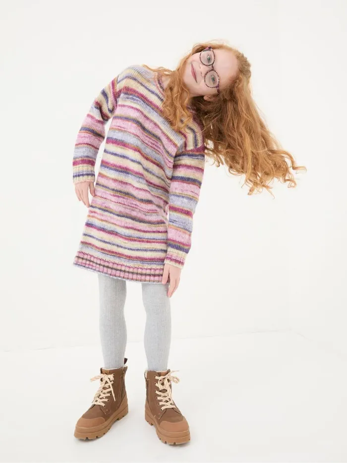 Fat Face Dresses Cream Stripe Jumper Dress 8211 Kids