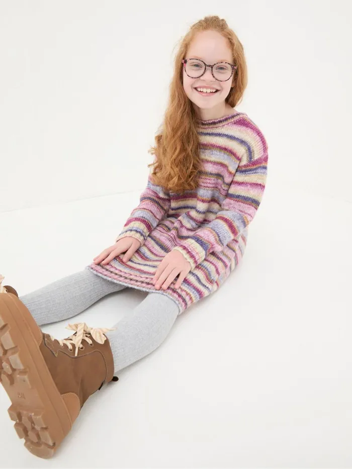 Fat Face Dresses Cream Stripe Jumper Dress 8211 Kids
