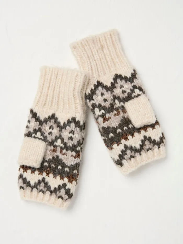 Fat Face Gloves Ivory Fairisle Cuffs 8211 Women Fat Face Gloves Ivory Fairisle Cuffs 8211 Women
