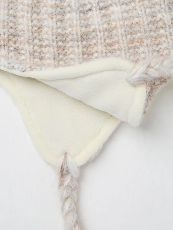 Fat Face Hats Ivory Textured Trapper Bobble Hat 8211 Women Fat Face Hats Ivory Textured Trapper Bobble Hat 8211 Women