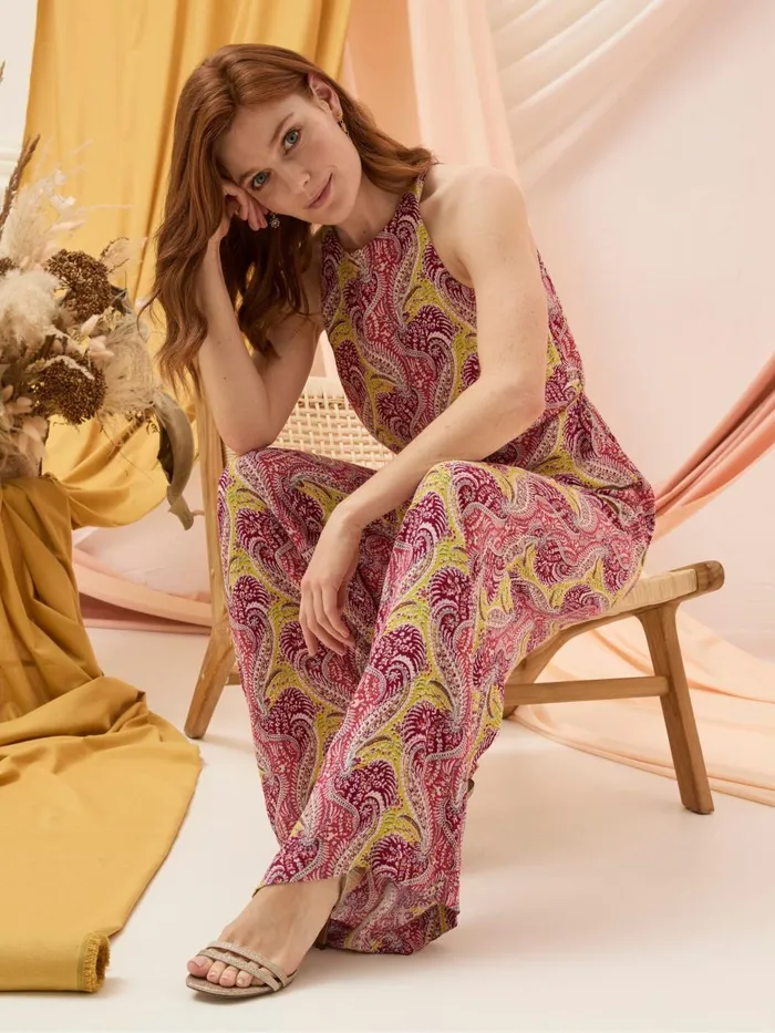 Fat Face Jumpsuits and Playsuits Tura Orange Paisley Jumpsuit 8211 Women Fat Face Jumpsuits and Playsuits Tura Orange Paisley Jumpsuit 8211 Women