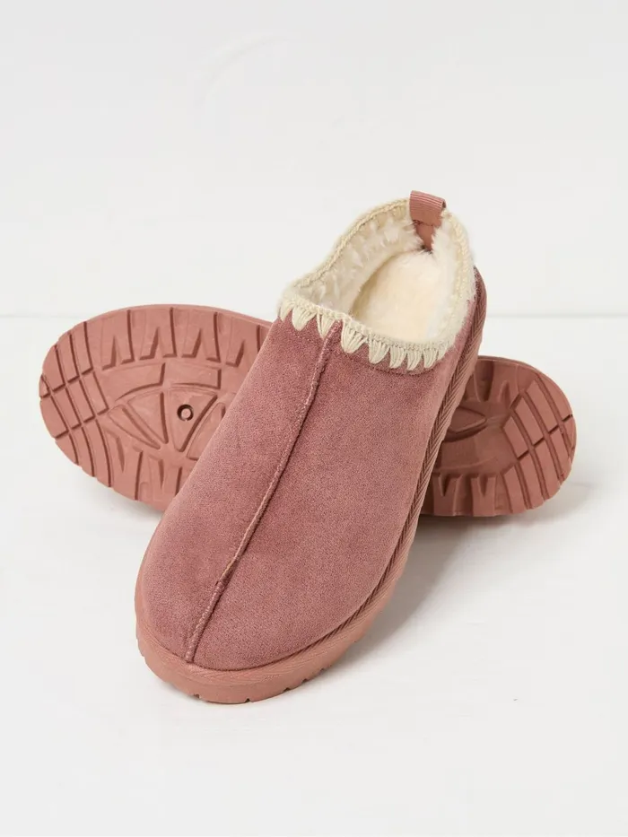 Fat Face Pyjamas and Nightwear Lyra Pink Mule Slippers 8211 Women
