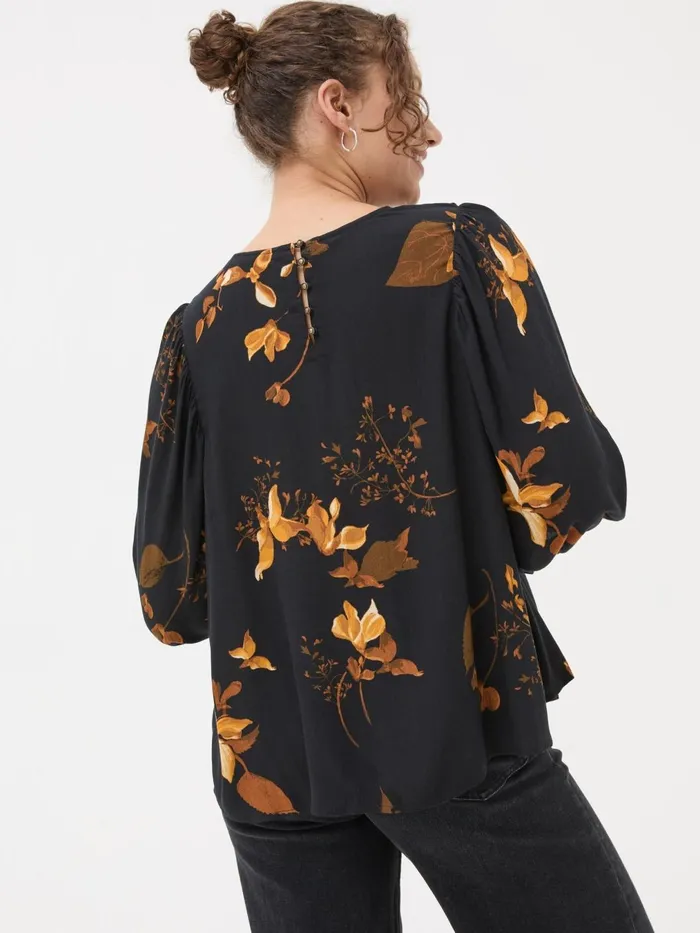Fat Face Shirts and Blouses Black Wynn Floral Blouse 8211 Women Fat Face Shirts and Blouses Black Wynn Floral Blouse 8211 Women