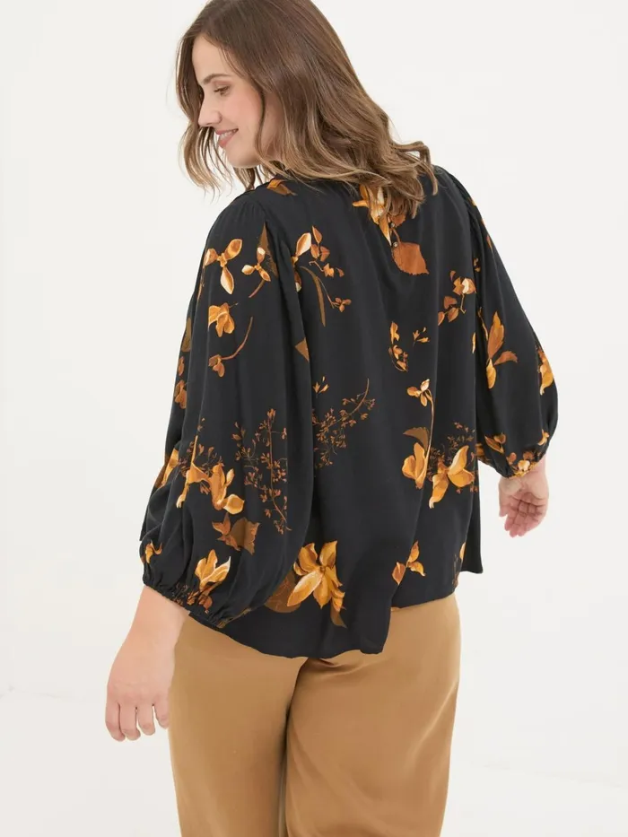 Fat Face Shirts and Blouses Black Wynn Floral Blouse 8211 Women Fat Face Shirts and Blouses Black Wynn Floral Blouse 8211 Women