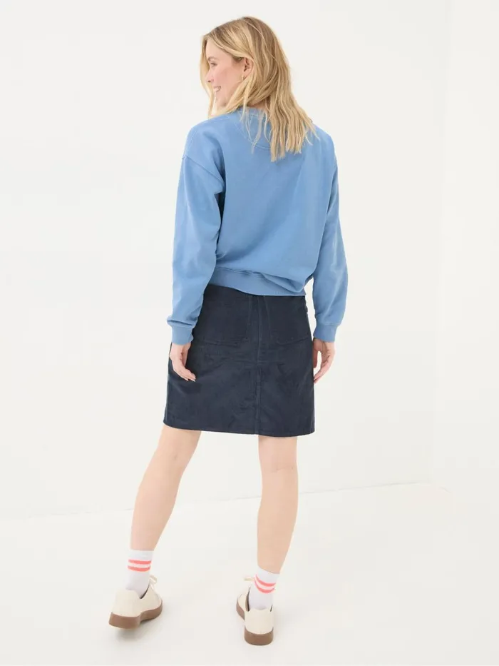 Fat Face Skirts Chesil Dark Navy Cord Skirt 8211 Women