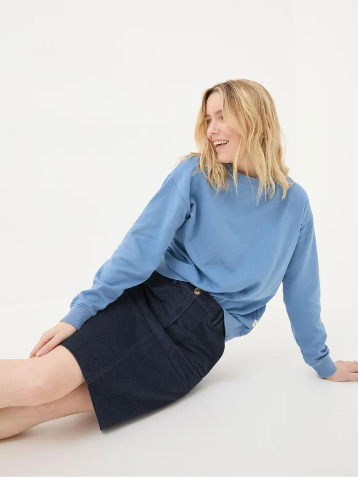 Fat Face Skirts Chesil Dark Navy Cord Skirt 8211 Women