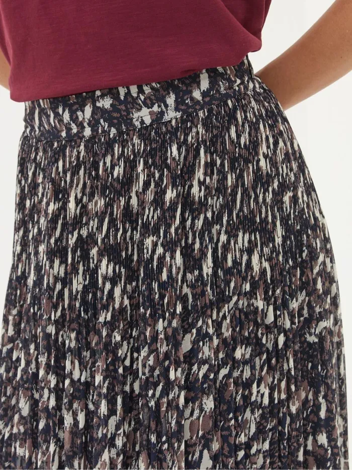 Fat Face Skirts Paignton Dark Brown Pleated Midi Skirt 8211 Women