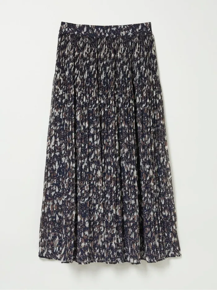 Fat Face Skirts Paignton Dark Brown Pleated Midi Skirt 8211 Women
