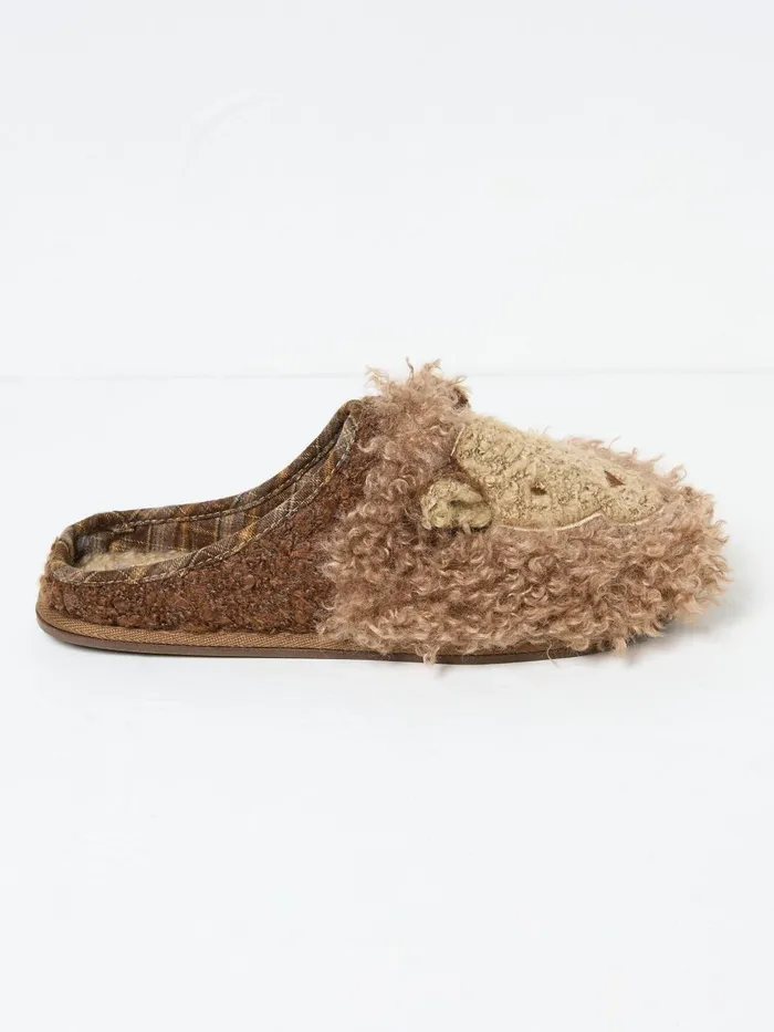 Fat Face Slippers Lionel Natural Lion Slippers 8211 Men