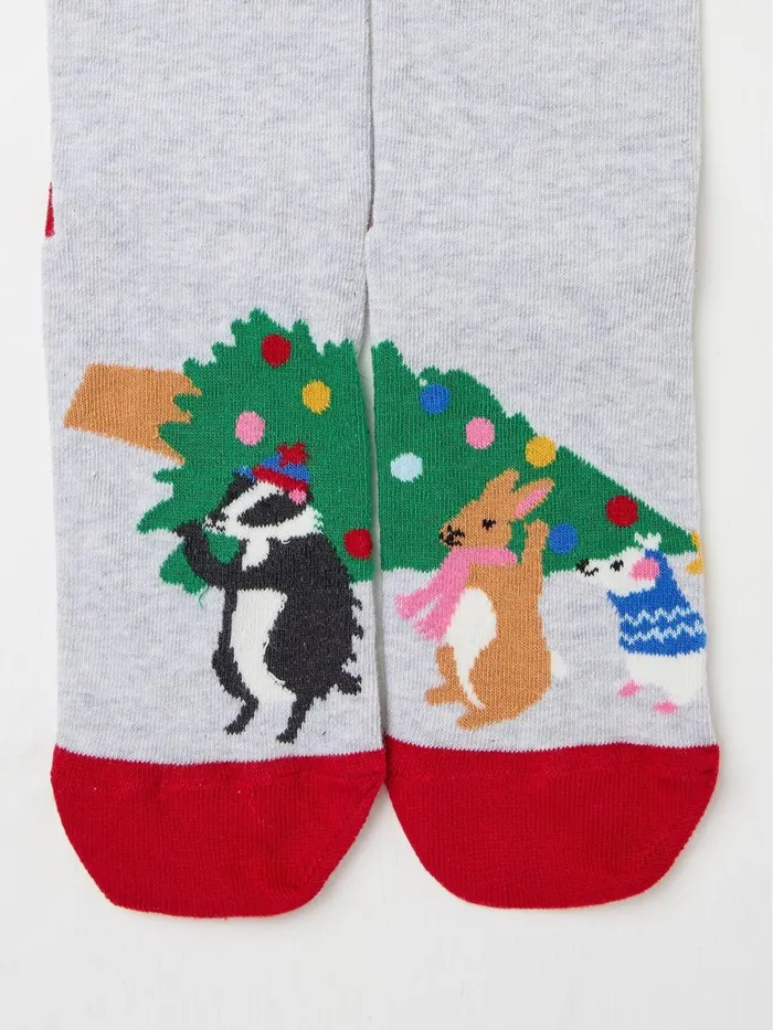 Fat Face Socks and Tights Grey Animal Print Tree Socks 1 Pack 8211 Women Fat Face Socks and Tights Grey Animal Print Tree Socks 1 Pack 8211 Women
