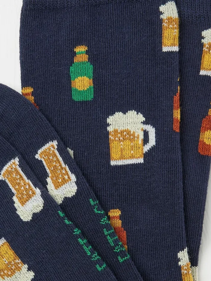 Fat Face Socks Navy Beer Socks 8211 Men Fat Face Socks Navy Beer Socks 8211 Men
