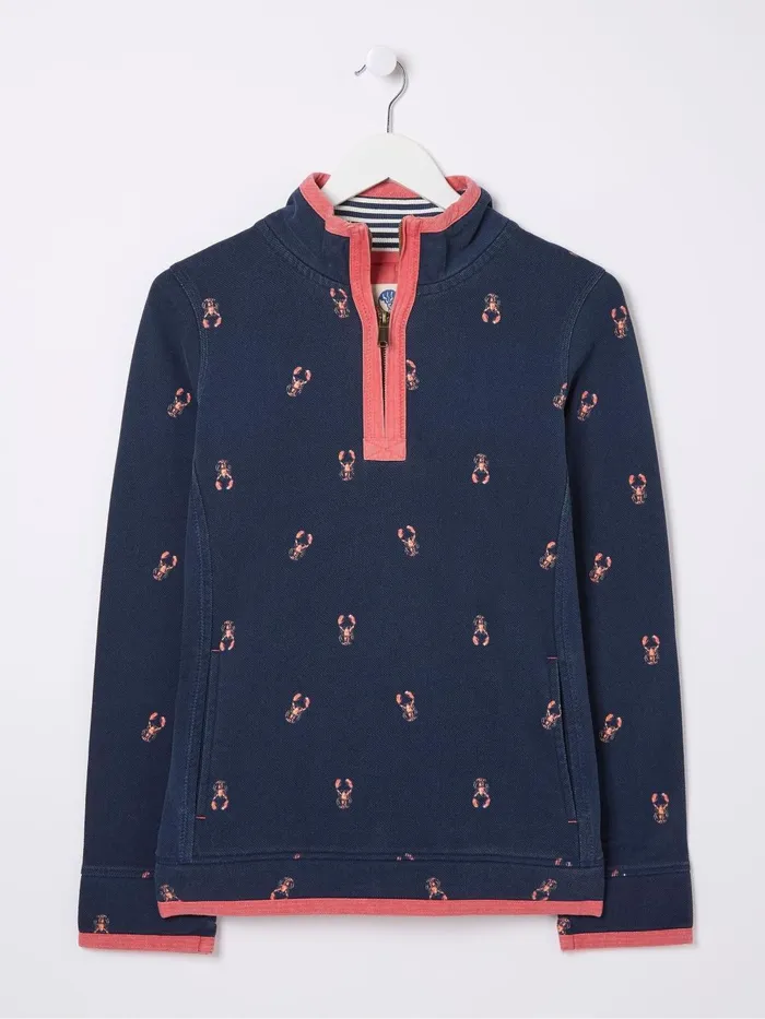 Fat Face Sweatshirts and Hoodies Airlie Blue Lobster Sweat Top 8211 Women