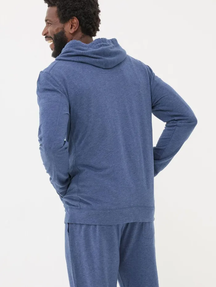 Fat Face Sweatshirts and Hoodies Blue Lounge Hoodie 8211 Men Fat Face Sweatshirts and Hoodies Blue Lounge Hoodie 8211 Men