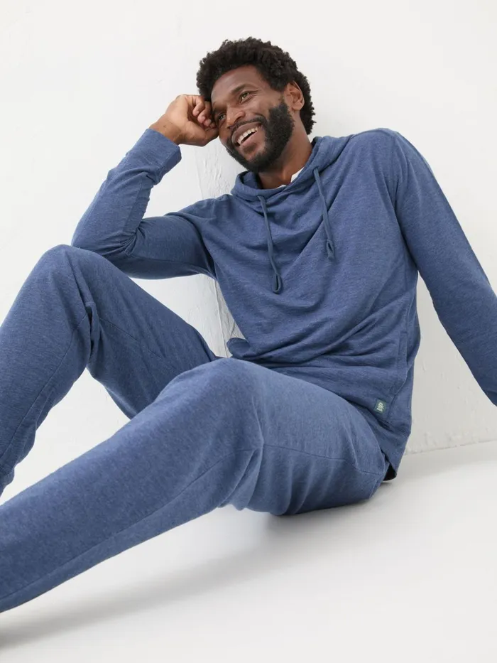Fat Face Sweatshirts and Hoodies Blue Lounge Hoodie 8211 Men Fat Face Sweatshirts and Hoodies Blue Lounge Hoodie 8211 Men