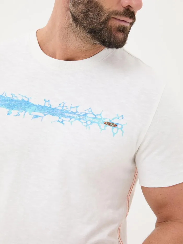 Fat Face TShirts White Ice Breakers 100 Cotton TShirt 8211 Men Fat Face TShirts White Ice Breakers 100 Cotton TShirt 8211 Men